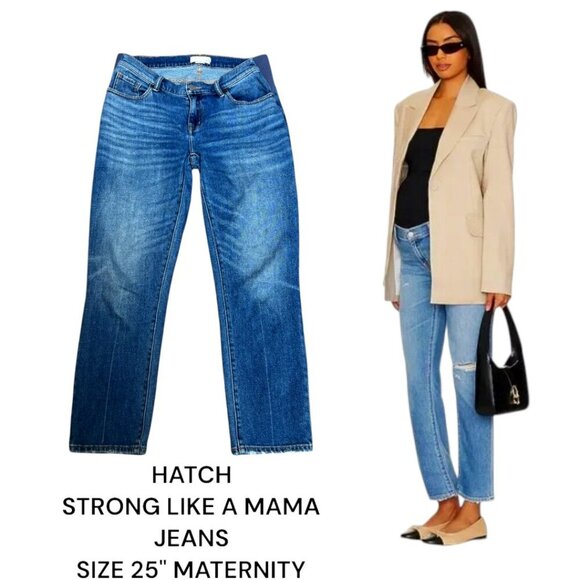 Hatch‎ Strong Like Mama Maternity Jeans size 25" - Picture 1 of 4